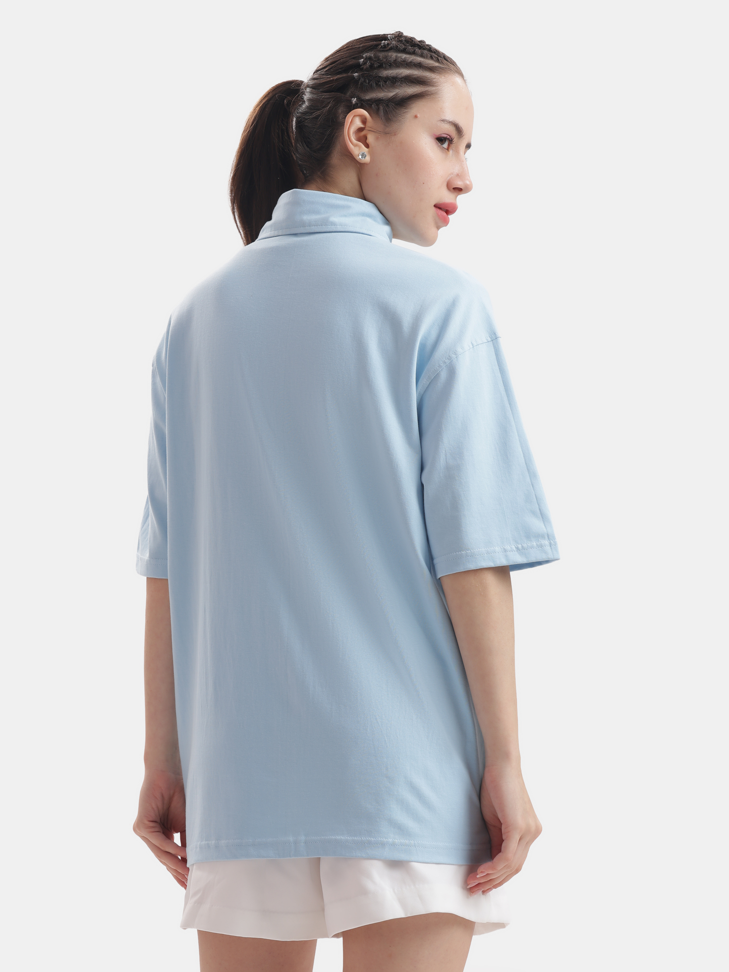 Beach Vibes : Flower Embroidery Shirt