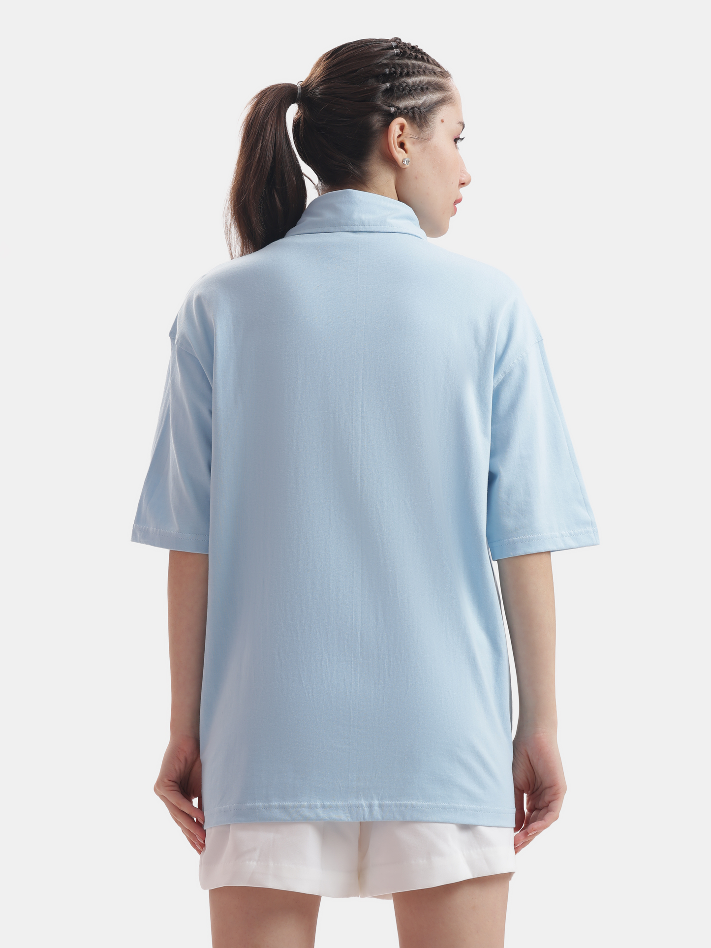 Beach Vibes : Flower Embroidery Shirt