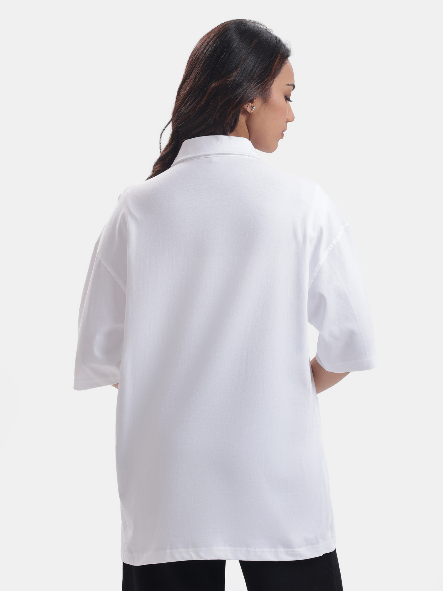 Beach Vibes : Flower Embroidery Shirt