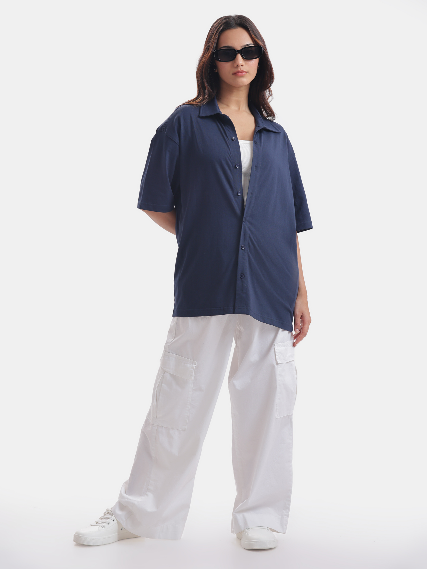 Solid : Navy Blue Shirt