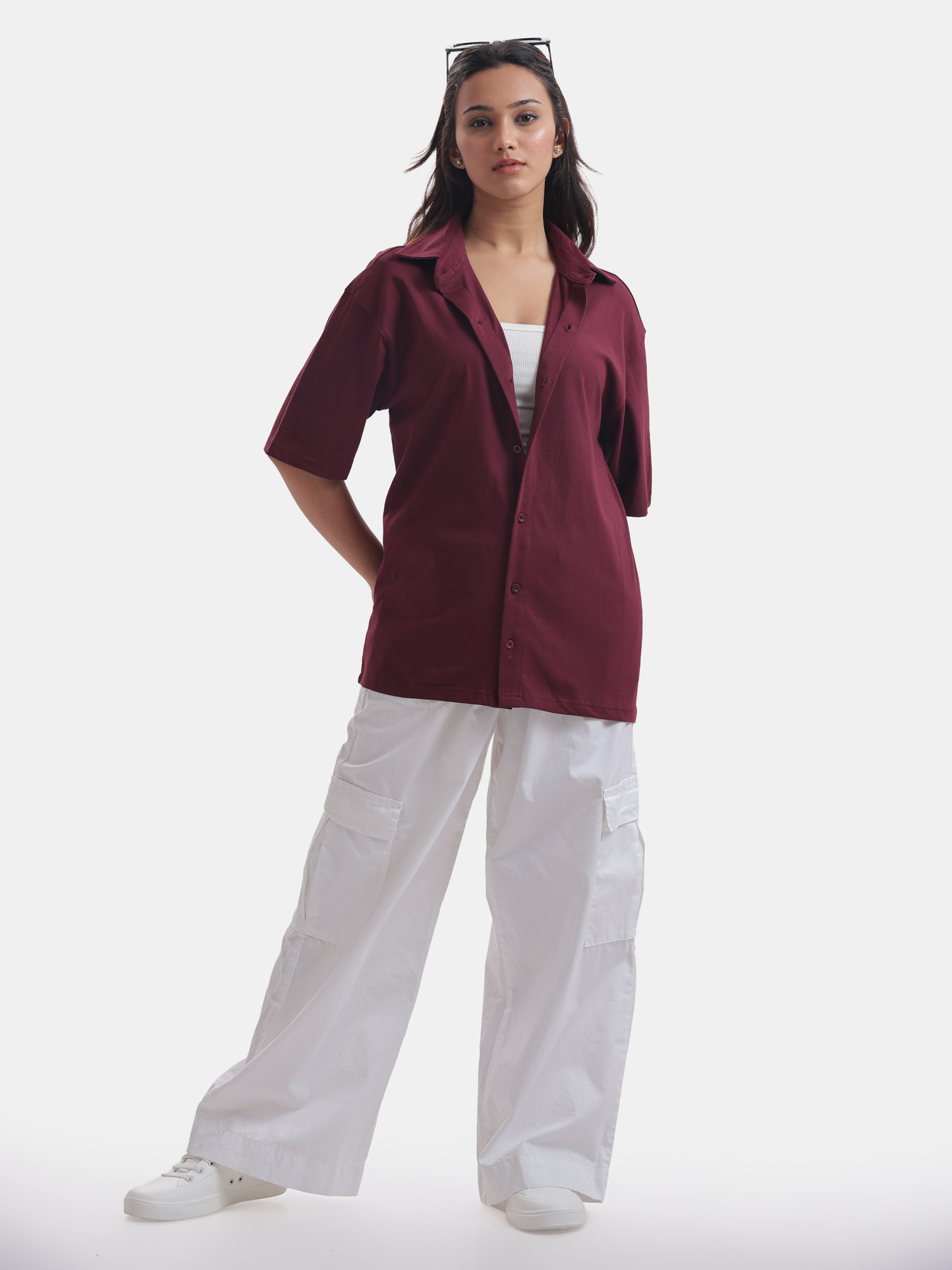 Solid : Maroon Shirt