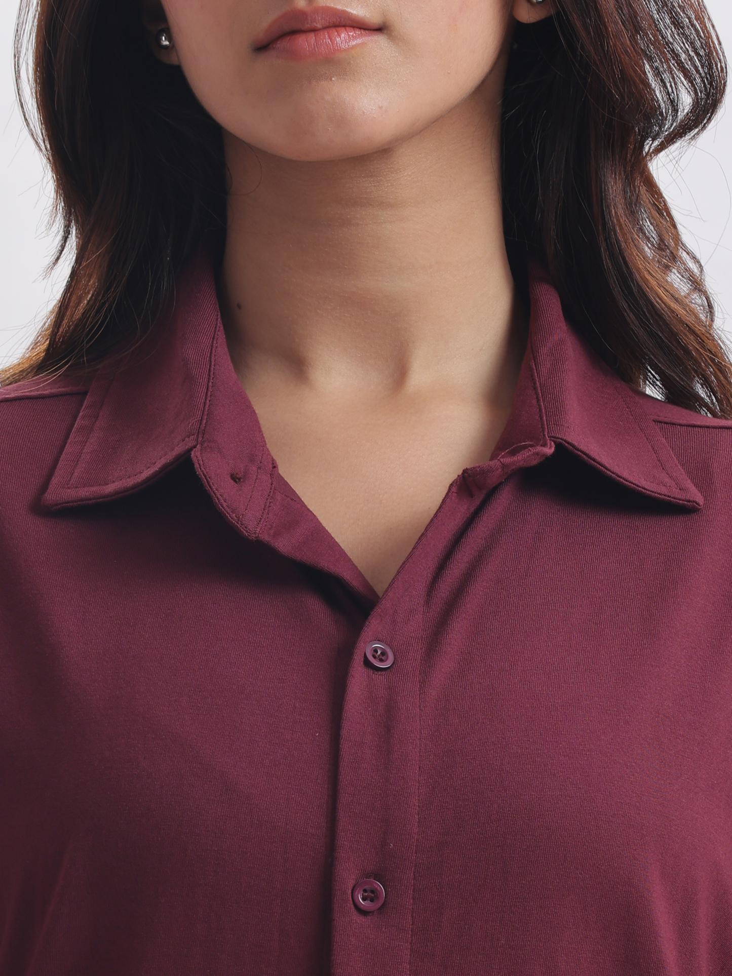 Solid : Maroon Shirt