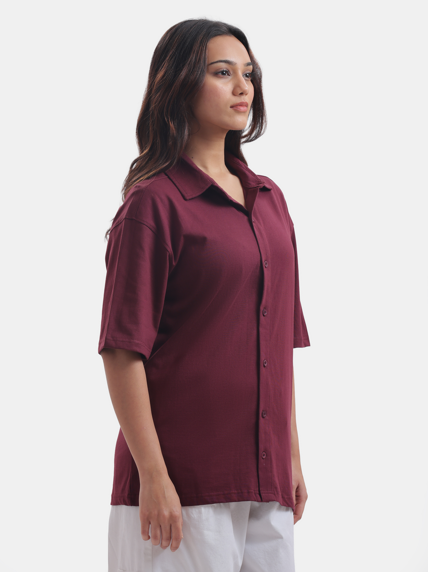 Solid : Maroon Shirt