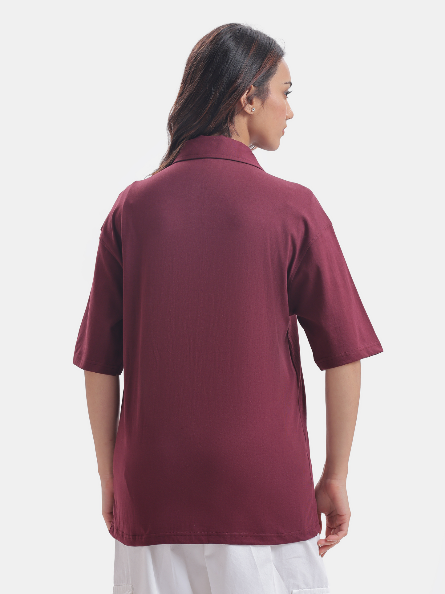 Solid : Maroon Shirt