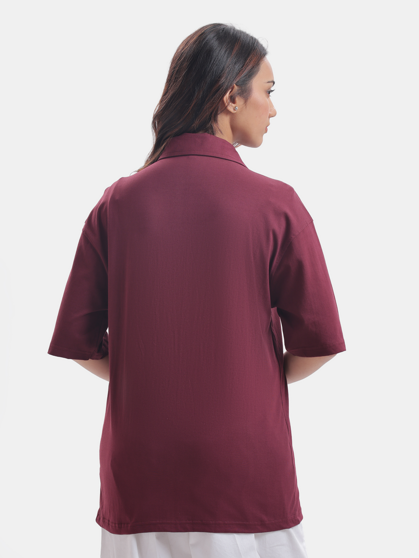 Solid : Maroon Shirt