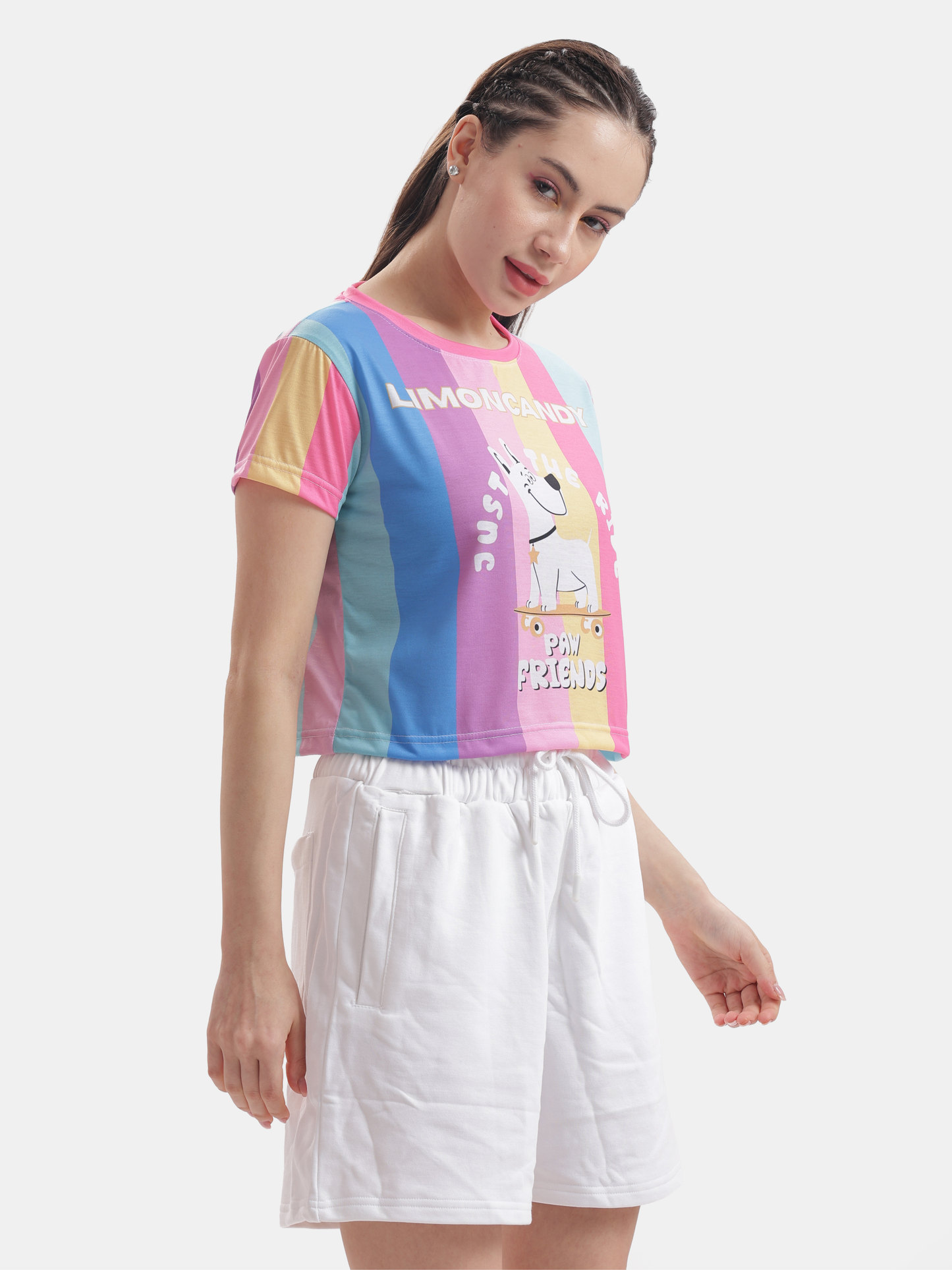 Rainbow : Board Riding Dog