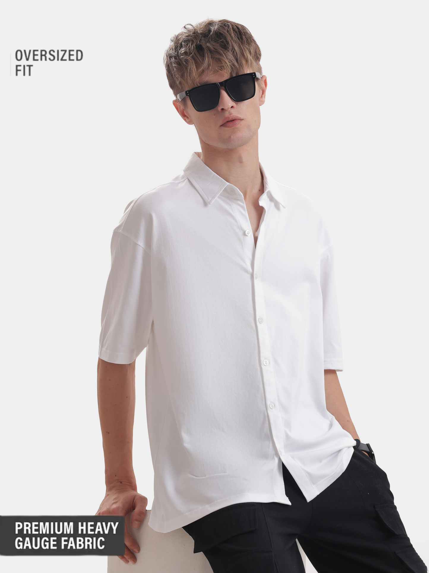 Solid : White Shirt