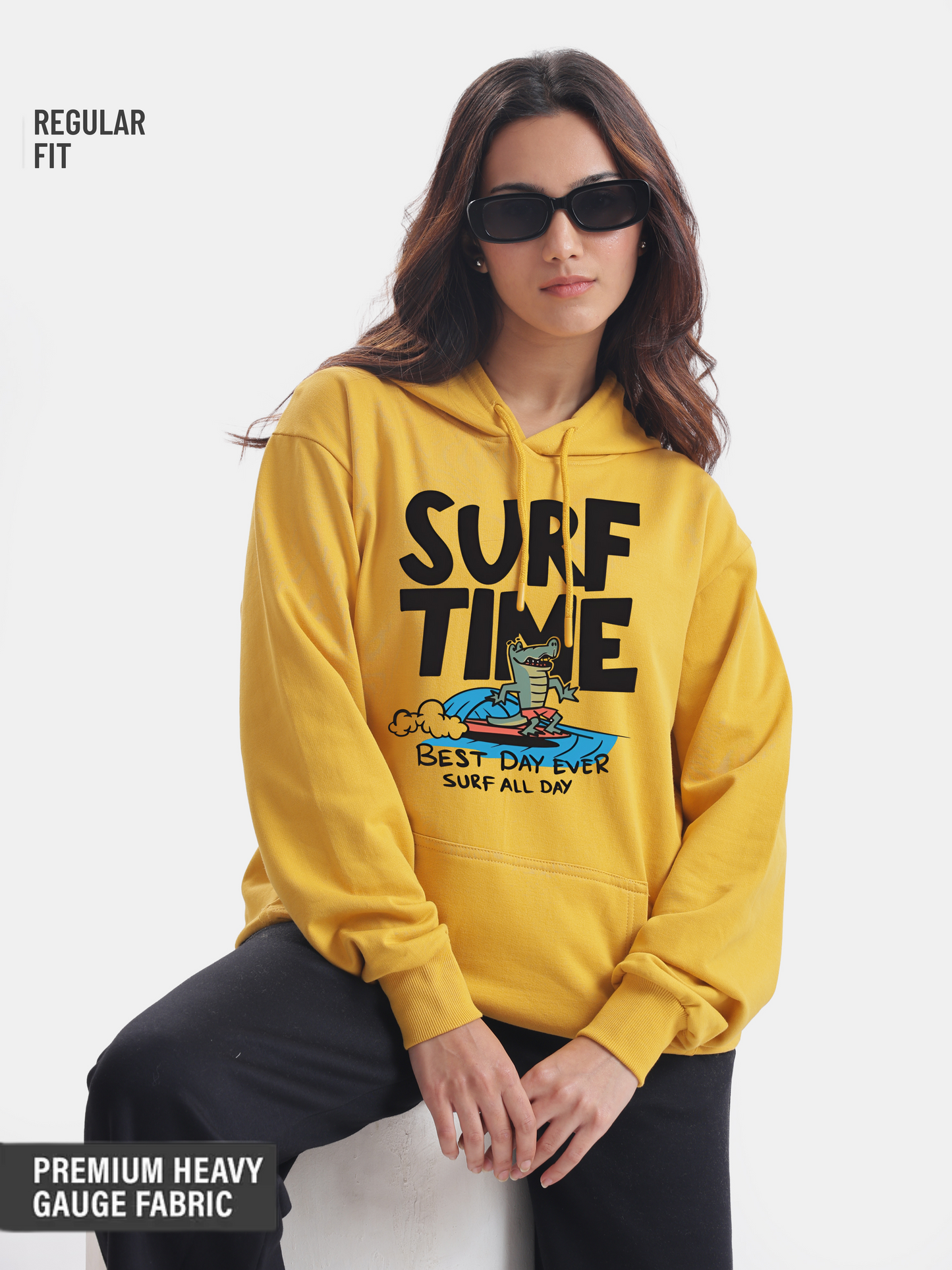 Surf Time With Funny little Crocodile