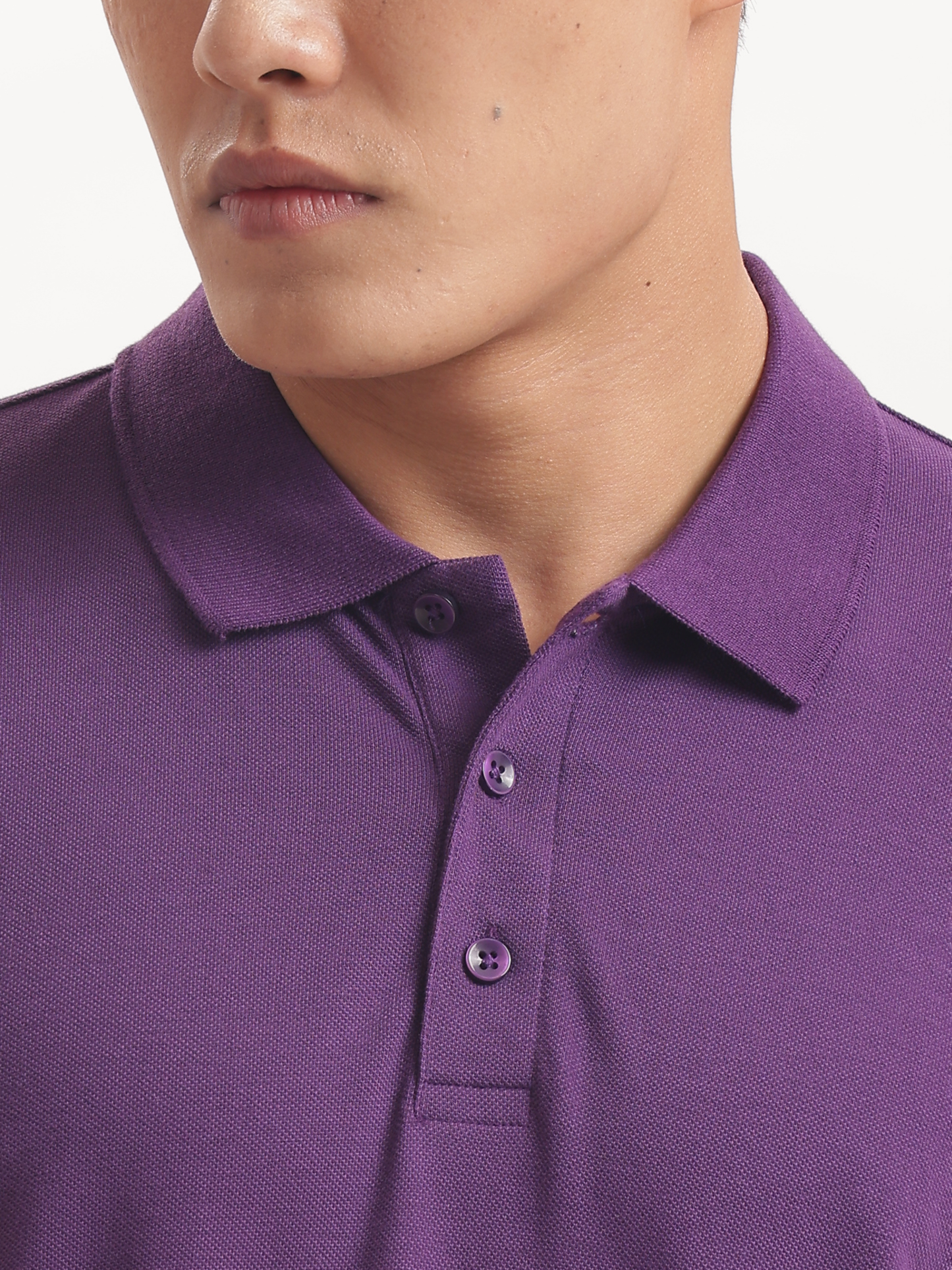 Solid : Purple Polo