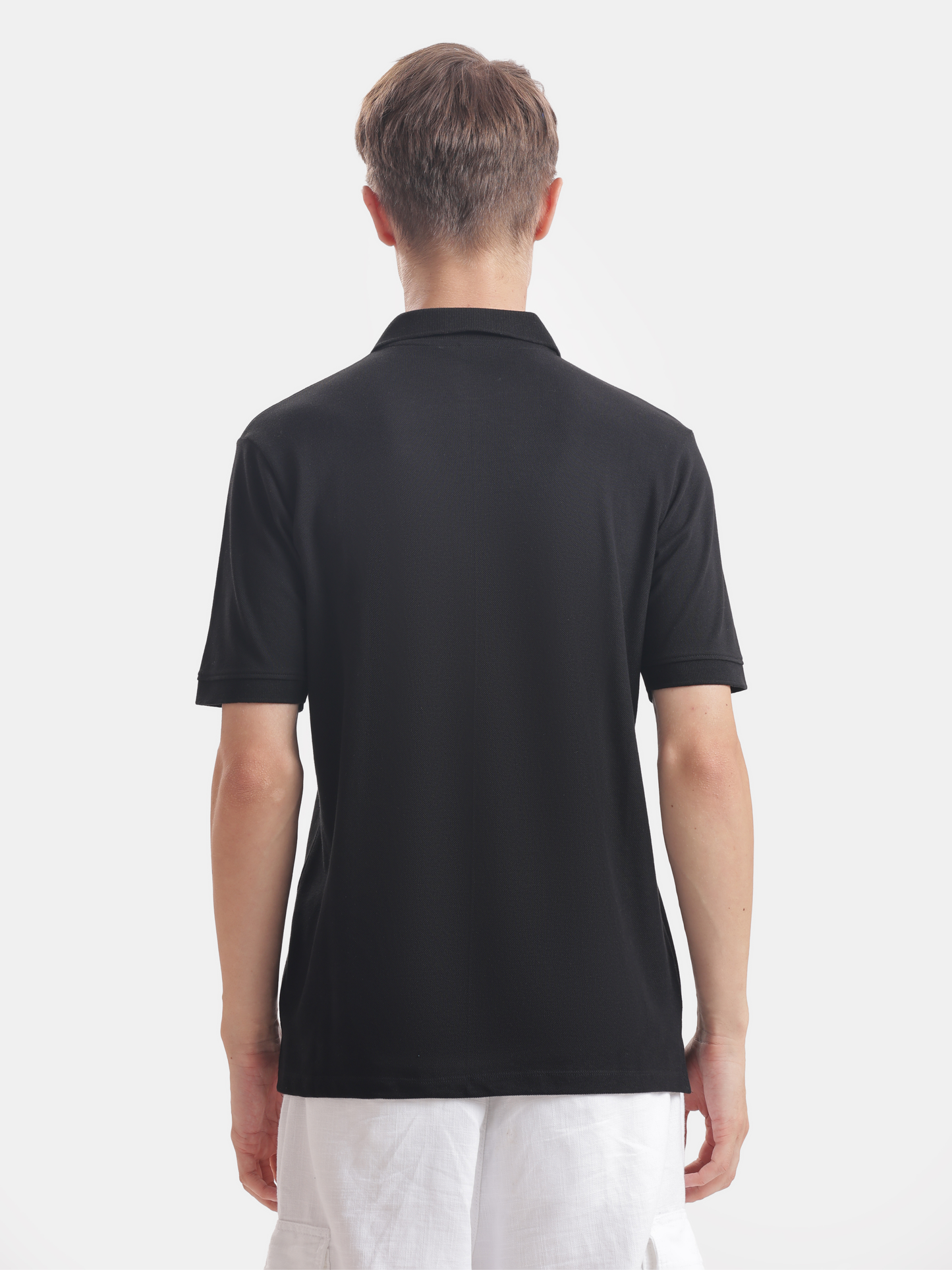 Solid : Black Polo