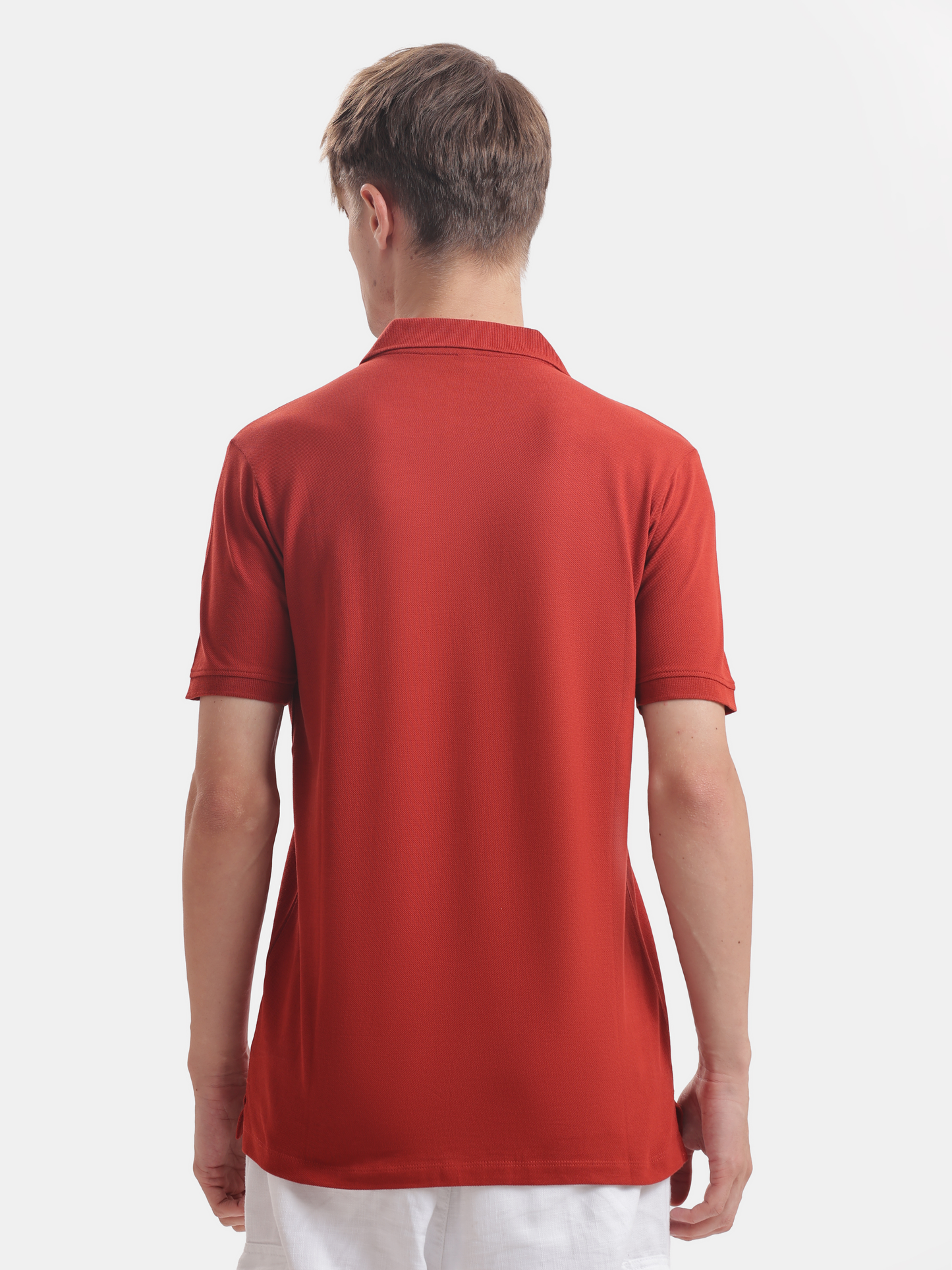 Solid : Brick Red Polo