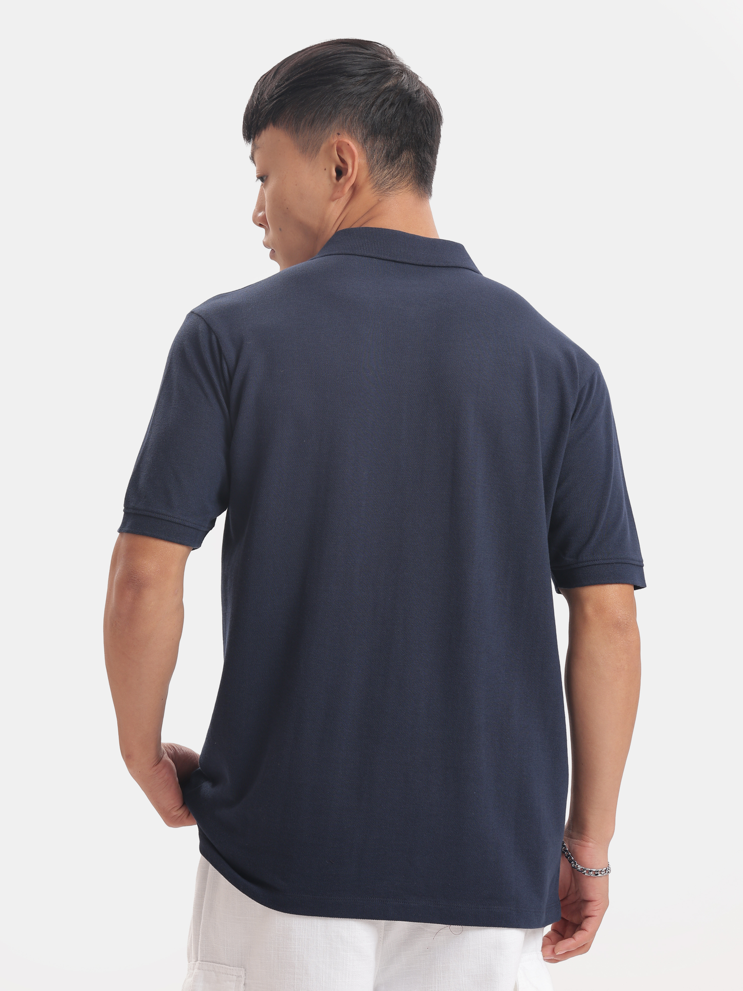 Solid : Navy Blue Polo